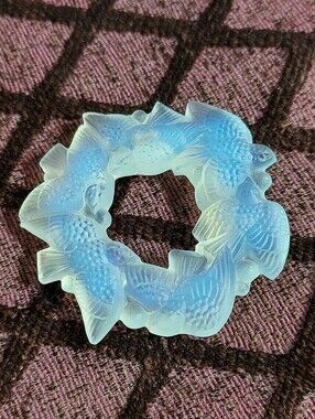 Vintage Sabino Art Glass "Wreath of Birds" figurine made in France.